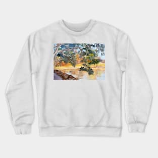 Lake Cathie, early morning Crewneck Sweatshirt